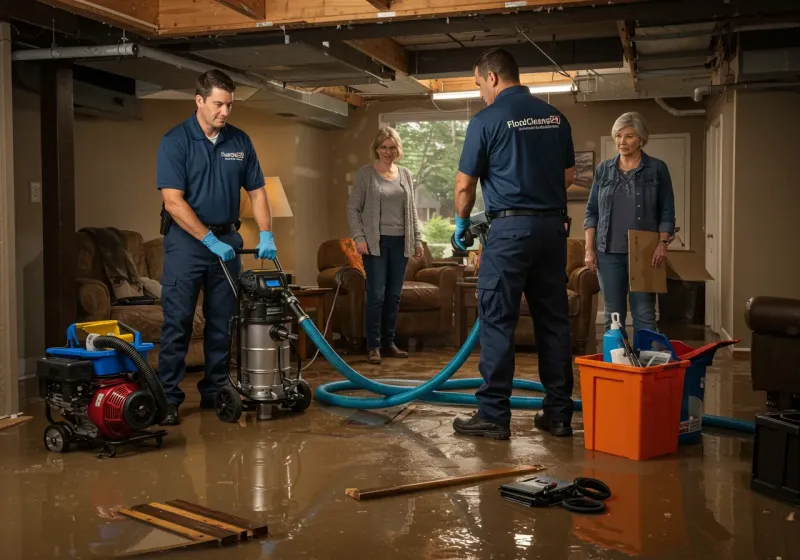 Basement Water Extraction and Removal Techniques process in Hoke County, NC